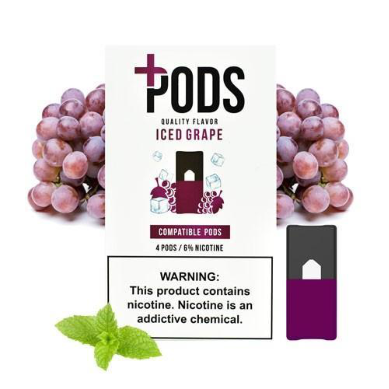 PLUS PODs Iced Grape