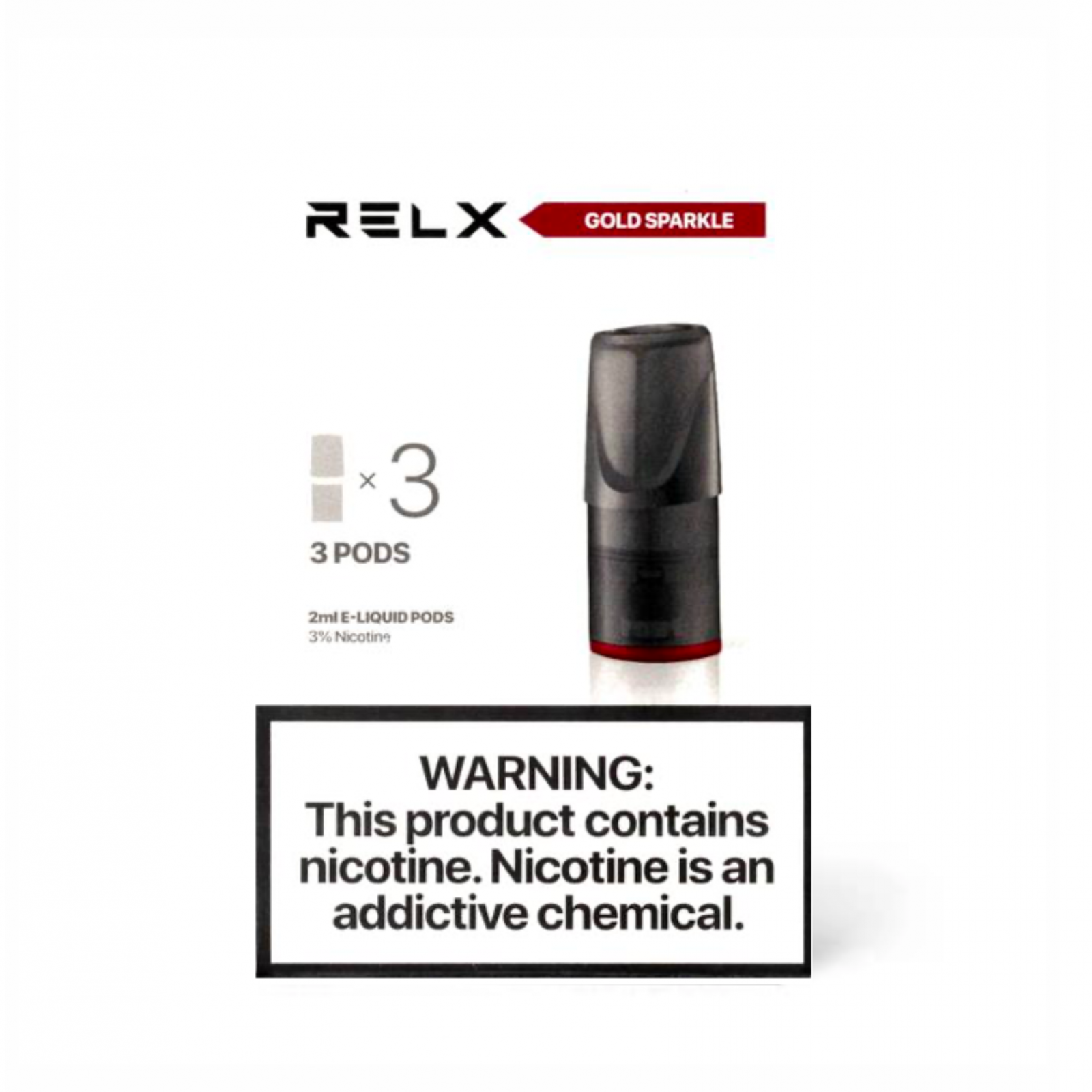 Relx Pods Gold Sparkle (Cerveza de Raíz)