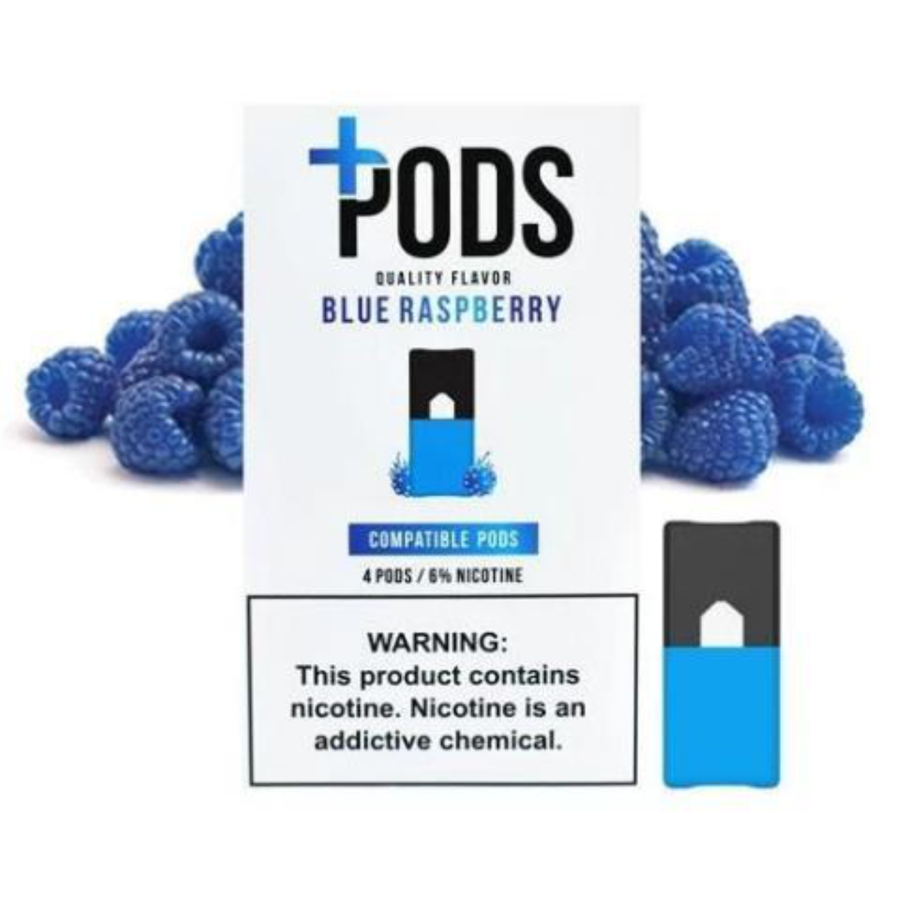 PLUS PODs Blue Rasberry